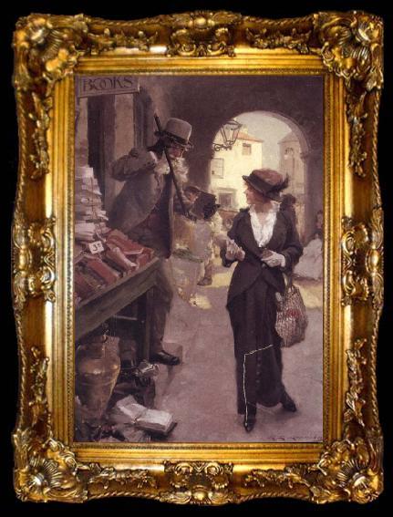 framed  Charles Edward Chambers The Price of Love, ta009-2